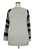 Pink Clover Plaid Gray Pullover Sweater Size XXL - photo 2