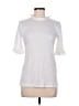 Ann Taylor White Short Sleeve Blouse Size M - photo 1