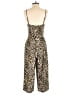 Candie's Animal Print Gold Jumpsuit Size S - photo 2