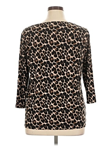 Ann Taylor Factory 3/4 Sleeve T-Shirt (view 2)