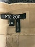 Nic + Zoe Solid Tan Active Pants Size 14 - photo 4