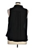 Elle 100% Polyester Black Sleeveless Blouse Size XL - photo 2