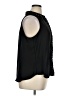 Elle 100% Polyester Black Sleeveless Blouse Size XL - photo 4