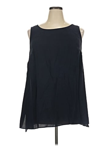 Lafayette 148 New York Sleeveless Silk Top (view 1)