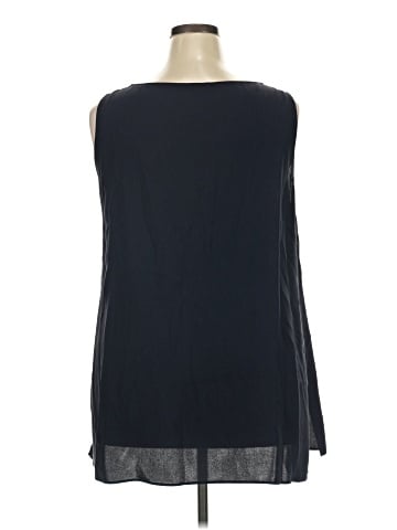 Lafayette 148 New York Sleeveless Silk Top (view 2)