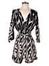 Charlie Jade 100% Polyester Chevron-herringbone Black Romper Size S - photo 1