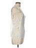 Knitworks 100% Polyester Ivory Bodysuit Size 10 - photo 4