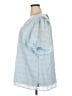 BLOOMCHIC Blue Short Sleeve Blouse Size 22 - photo 5