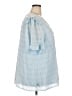 BLOOMCHIC Blue Short Sleeve Blouse Size 22 - photo 4