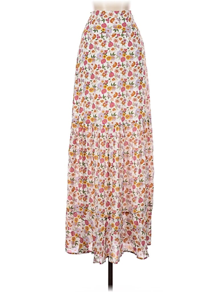 Pre-owned Nicole Miller Collection Casual Skirt In White