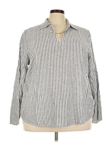 MICHAEL Michael Kors Long Sleeve Button-Down Shirt (view 1)