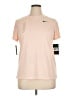 Nike 100% Polyester Color Block Pink Active T-Shirt Size XL - photo 1