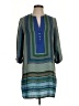 Zara Basic Print Blue Casual Dress Size L - photo 1