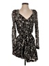 Intermix Paisley Black Cocktail Dress Size 00 - photo 1