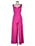 Entro Solid Pink Jumpsuit Size L - photo 1