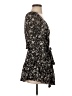 Intermix Paisley Black Cocktail Dress Size 00 - photo 4