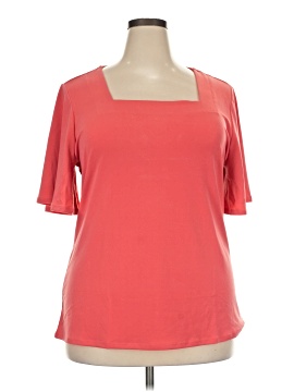 Jm Collection Short Sleeve Top
