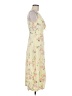 ABound 100% Polyester Floral Yellow Casual Dress Size M - photo 4