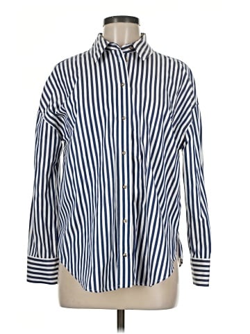 Zara Long Sleeve Button-Down Shirt (view 1)