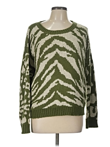 Hem & Thread Pullover Sweater (view 1)