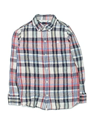 Janie and Jack Long Sleeve Button-Down Shirt (view 1)