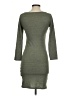 Leith Solid Gray Casual Dress Size XS - photo 2