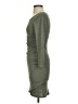 Leith Solid Gray Casual Dress Size XS - photo 5