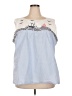 Talbots 100% Cotton Blue Sleeveless Blouse Size 3X - photo 1