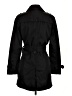 Zara Basic Black Trenchcoat Size S - photo 2