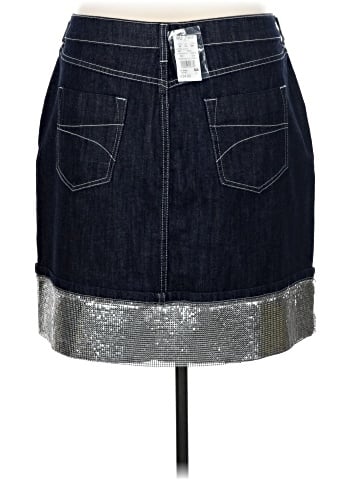 Ashley Stewart Denim Skirt (view 2)