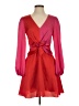 Milly Color Block Red Cocktail Dress Size 0 - photo 1