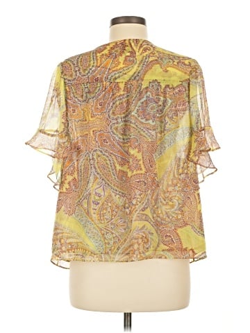 MISA Los Angeles Short Sleeve Blouse (view 2)