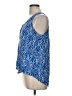 Faded Glory 100% Rayon Blue Sleeveless Blouse Size 12 - photo 5