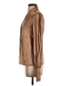 The Fold 100% Silk Tan Long Sleeve Silk Top Size 2 - photo 5