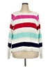 Crown & Ivy Color Block White Pullover Sweater Size XXL - photo 1