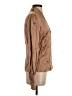 The Fold 100% Silk Tan Long Sleeve Silk Top Size 2 - photo 4