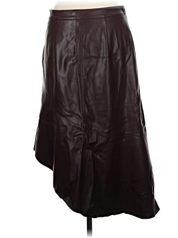 Ronny Kobo Faux Leather Skirt (view 2)