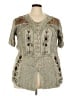 Fashion Bug 100% Rayon Gray Cardigan Size 26 - 28 - photo 1
