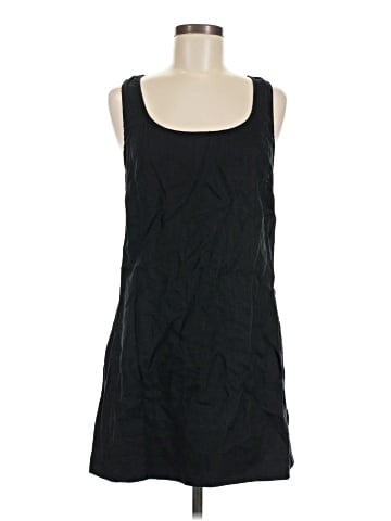 Madewell Cross-Back A-Line Mini Dress in 100% Linen (view 1)