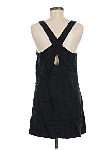 Madewell Cross-Back A-Line Mini Dress in 100% Linen (view 2)