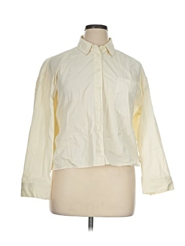 Zara Long Sleeve Button-Down Shirt (view 1)