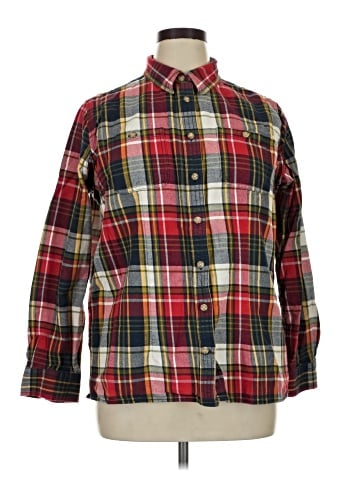 Duluth Trading Co. Long Sleeve Button-Down Shirt (view 1)