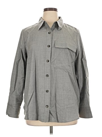Banana Republic 3/4 Sleeve Button-Down Shirt (view 1)