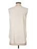 Ann Taylor 100% Polyester Ivory Sleeveless Blouse Size S - photo 2