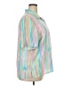 Alala Stripes Pink Short Sleeve Blouse Size 20 - photo 4
