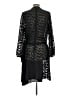 Ann Taylor 100% Polyester Black Casual Dress Size 12 - photo 2