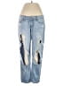 Paige Graphic Blue Jeans Size 26 waist - photo 1
