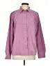 Orvis 100% Polyester Purple Long Sleeve Blouse Size L - photo 1
