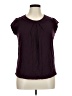 Daniel Rainn Burgundy Short Sleeve Blouse Size L - photo 1