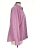 Orvis 100% Polyester Purple Long Sleeve Blouse Size L - photo 4